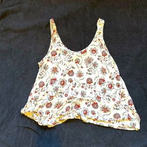 H&M Tank sheer floral summer shirt